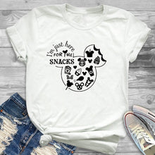 Load image into Gallery viewer, Fashion Floral Printed Women Tshirts Kawaii Ear Printed Woman Clothing Funny Shorts Sleeves Ladies Tops Femme Tees