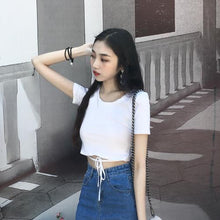 Load image into Gallery viewer, 2020 Summer Fashion T Shirt black  Women Woman Tshirt
